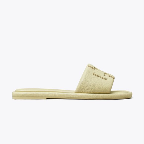 Tory Burch  DOUBLE T SPORT SLIDE  Flat Sandals - Picture 3 of 4